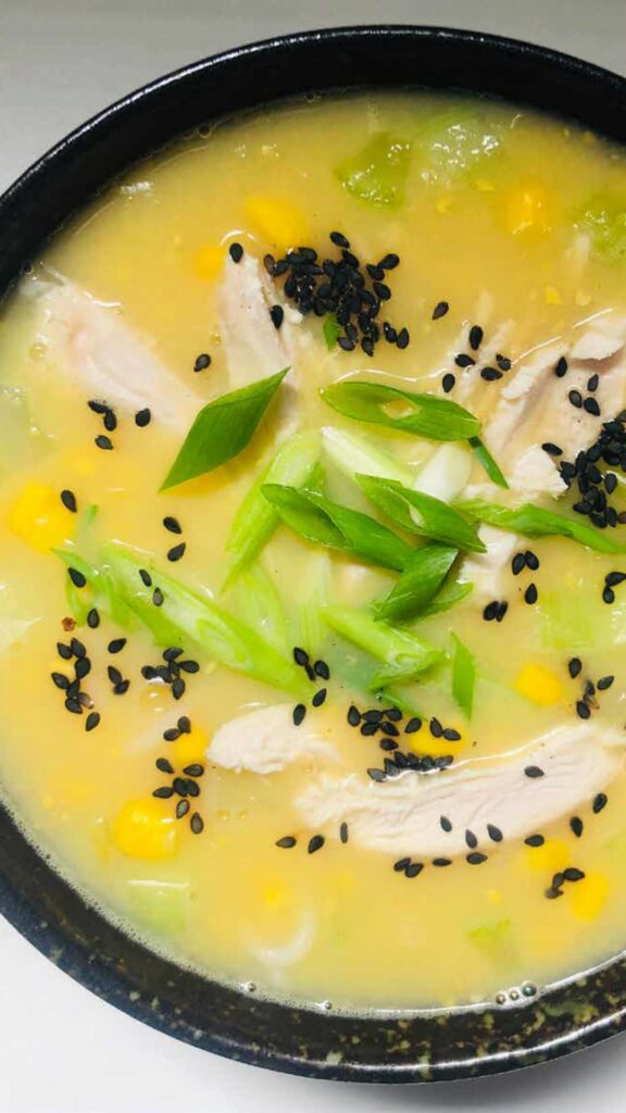 Chicken, Corn, And Noodle Soup