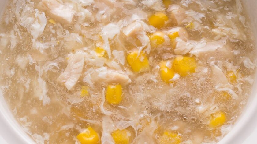 Chicken And Sweetcorn Soup In A Soup Maker​