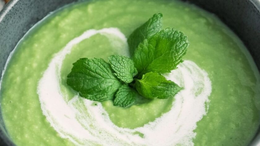 Pea And Mint Soup In A Soup Maker